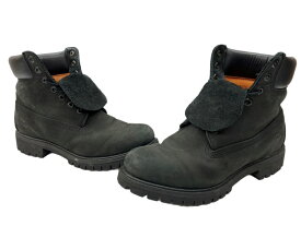 【中古】 ティンバーランド Timberland 6Inch Premium Waterproof Boot 6インチ プレミアム ウォータープルーフ ブーツ PRIMALOFT ワーク シューズ 黒 10073 メンズ靴 ブーツ ワーク ブラック サイズ8.5W 104S-1470