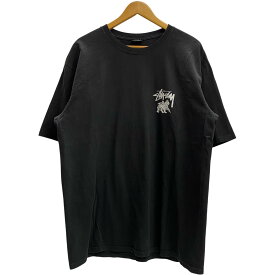 【中古】ステューシー STUSSY x MEDICOM TOY BABEKUB CITY TEE Tシャツ ブラック XLサイズ 201MT-6675 VB
