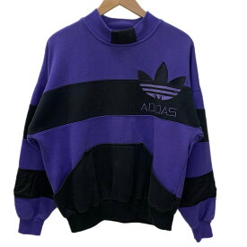 【中古】アディダス adidas 80-90s オールド スウェット パープル 201MT-6678