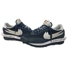 【中古】ナイキ NIKE フラグメントデザイン サカイ ナイキ ワッフル fragment design sacai Nike LD Waffle DH2684-400 メンズ靴 スニーカー ネイビー 26.5cmサイズ 201-shoes2054