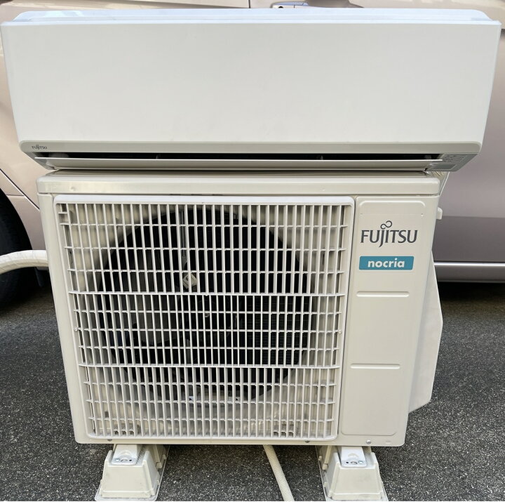 楽天市場】【中古】 FUJITSU エアコン nocria AS-C22K-W ホワイト 室外 