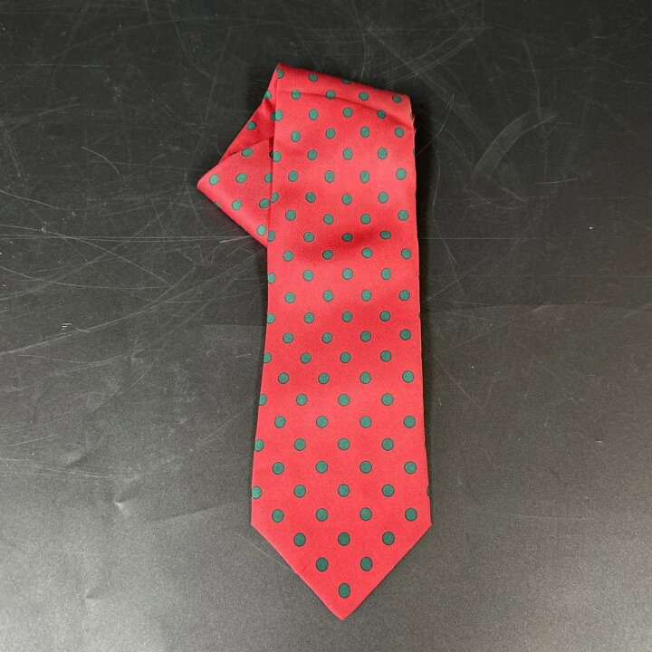楽天市場】【中古】 GUCCI グッチ Gucci ネクタイ グリーン ドット  