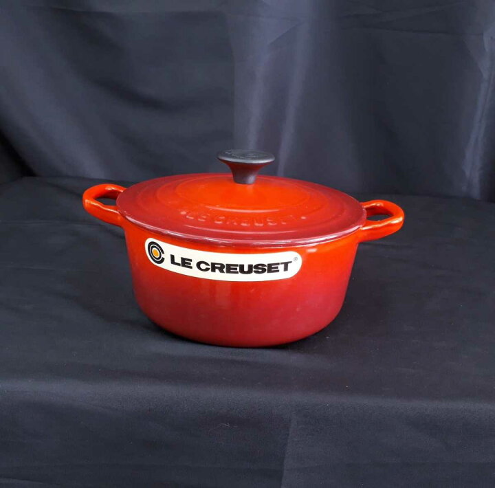楽天市場】【中古】 Le Creuset 両手鍋 レッド プレゼント ギフト 