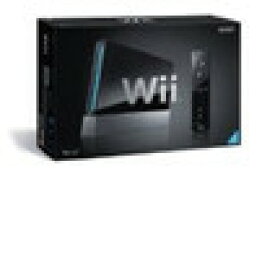 【送料無料】【中古】Wii本体 (クロ) (「Wiiリモコンジャケット」同梱) (RVL-S-KJ)（箱説付き）