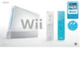 【送料無料】【中古】Wii本体 (シロ) Wiiリモコンプラス2個、Wiiスポーツリゾート同梱 （箱説付き）