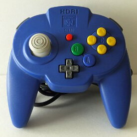 【訳あり】【送料無料】【中古】N64 任天堂64 ホリパッドミニ64 ブルー コントローラー 本体