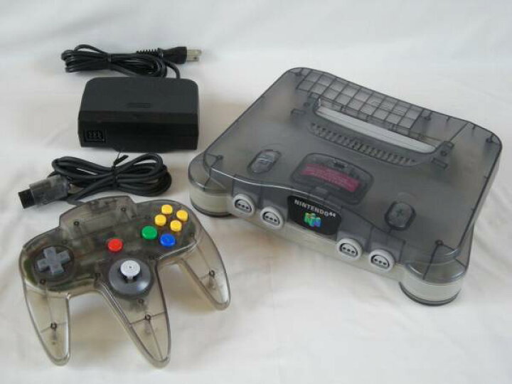 楽天市場】【送料無料】【中古】N64 任天堂64 NINTENDO64 本体 クリア  