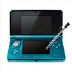 【送料無料】【中古】3DS ニンテンドー3DS アクアブルー 本体 任天堂