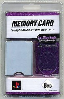 4906571442651 【送料無料】【中古】PS2 プレイステーション2 PlayStation2専用 MEMORY CARD スパーリングパープル メモリーカード MAGIC GATE