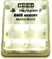 【送料無料】【中古】PS2 プレイステーション2 PlayStation2専用 キラキラメモリーカード8MB シルバー ホリ