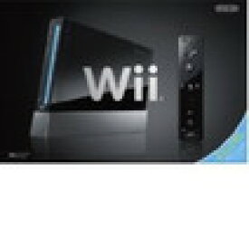 【送料無料】【中古】Wii本体 (クロ) (「Wiiリモコンプラス」同梱) (RVL-S-KAAH)（箱説付き）
