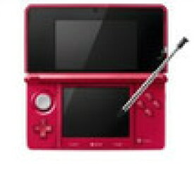 【送料無料】【中古】3DS ニンテンドー3DS メタリックレッド 本体 任天堂