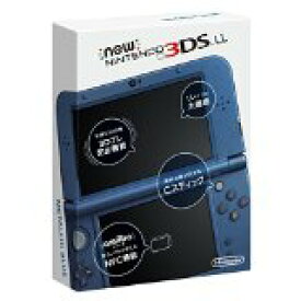 【送料無料】【中古】3DS Newニンテンドー3DS LL メタリックブルー（箱説付き）