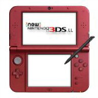 【訳あり】【送料無料】【中古】3DS Newニンテンドー3DS LL メタリックレッド 本体 任天堂