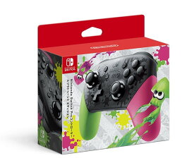 【送料無料】【中古】Nintendo Switch Proコントローラー スプラトゥーン2エディション（箱付き）