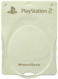 【送料無料】【中古】PS2 プレイステーション2 PlayStation2専用 MEMORY CARD フローラルホワイト メモリーカード MAGIC GATE