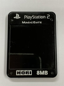 【送料無料】【中古】PS2 プレイステーション2 プレイステーション2専用 メモリーカード8MB ブラック ホリ MAGIC GATE