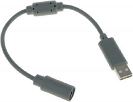 【送料無料】【新品】Xbox 360 USB変換ケーブル クイックリリースコネクタ コントローラー接続用 グレー