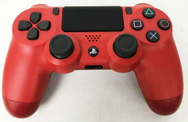 【送料無料】【中古】PS4 PlayStation 4 ワイヤレスコントローラー (DUALSHOCK 4) マグマ・レッド (CUH-ZCT2J11)