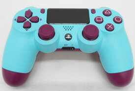 【送料無料】【中古】PS4 PlayStation 4 ワイヤレスコントローラー(DUALSHOCK 4) ベリー・ブルー