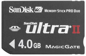 【送料無料】【中古】PSP SanDisk UltraII メモリースティック PRO Duo 4GB SDMSPDH-4096-903 サンディスク