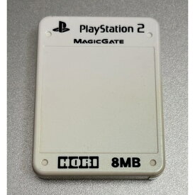 【訳あり】【送料無料】【中古】PS2 プレイステーション2 プレイステーション2専用 メモリーカード8MB ルミナスホワイト ホリ MAGIC GATE