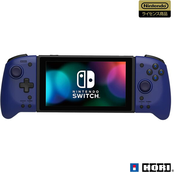 【ジャンク、使用不可】【送料無料】【中古】Nintendo Switch 【任天堂ライセンス商品】グリップコントローラー for Nintendo Switch ブルー ホリ