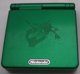 【訳あり】【付属品欠品】【送料無料】【中古】GBA ゲームボーイアドバンスSP 本体 レックウザエディション