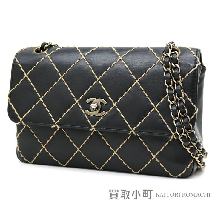 楽天市場】シャネル 【CHANEL】 ワイルドステッチ Wチェーンショルダー  
