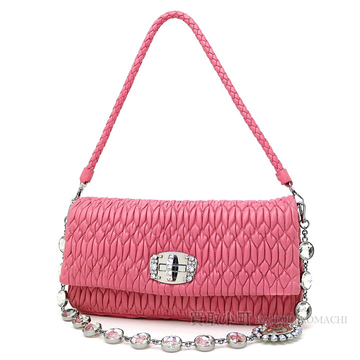 楽天市場】【美品】ミュウミュウ 【MIUMIU】 ナッパクリスタル 2WAY 