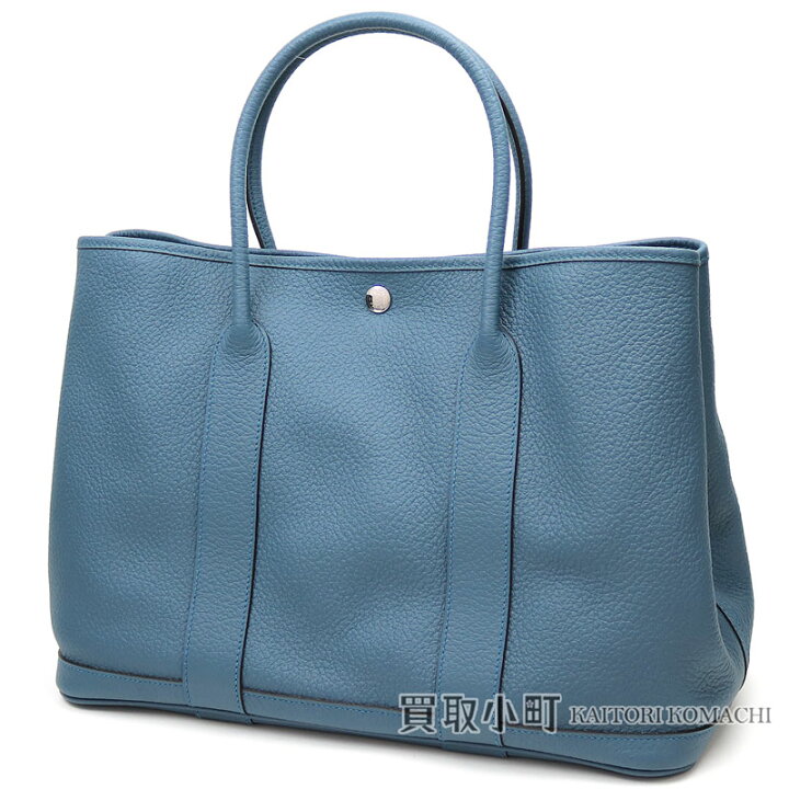 楽天市場】【美品】エルメス 【HERMES】 ガーデンパーティ36 ブルー  