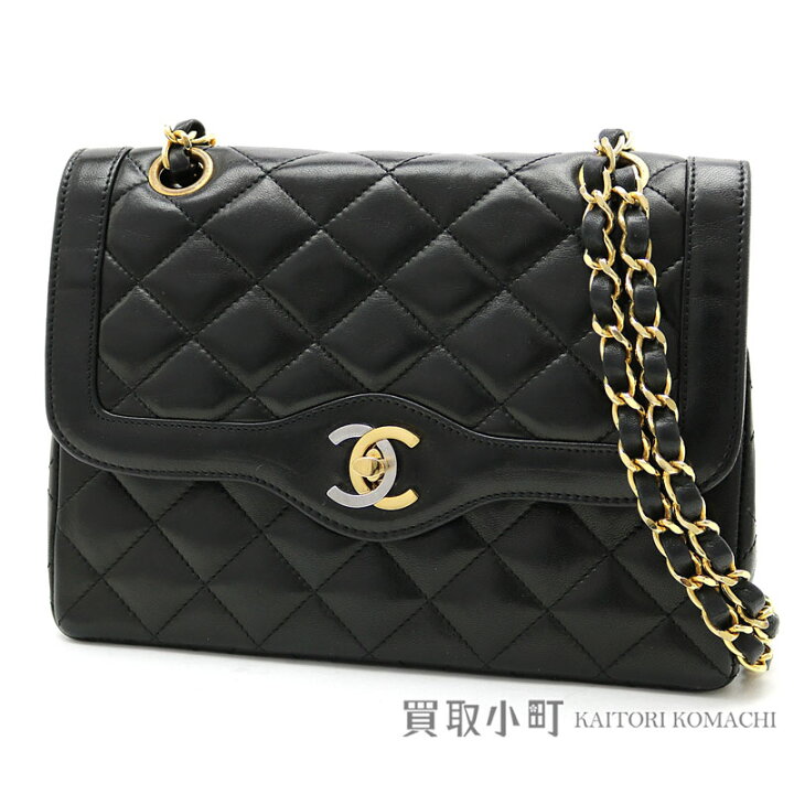 楽天市場】シャネル 【CHANEL】 マトラッセ フラップバッグ ブラック 