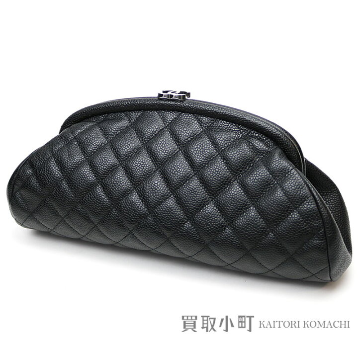 楽天市場】シャネル 【CHANEL】 キャビアスキン キルティング クラッチ 