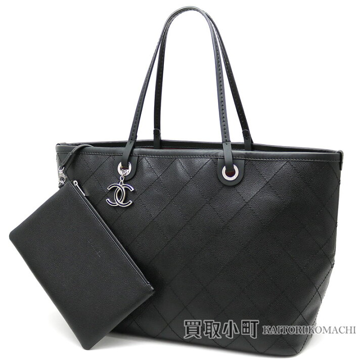 楽天市場】【美品】シャネル 【CHANEL】キャビアスキン ショッピング 