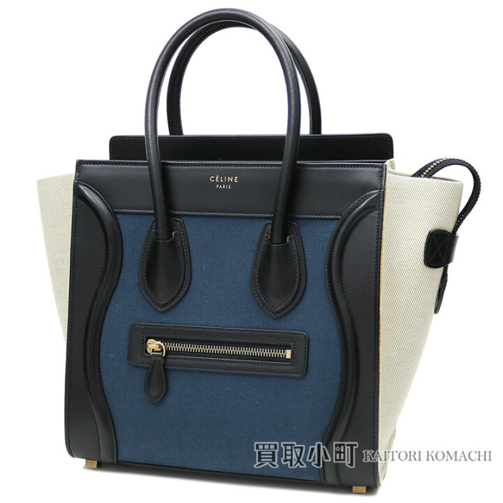 楽天市場】【美品】セリーヌ 【CELINE】 ラゲージマイクロ キャンバス  