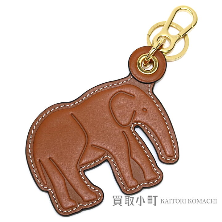 楽天市場】【美品】ロエベ 【LOEWE】 エレファント レザーチャーム  