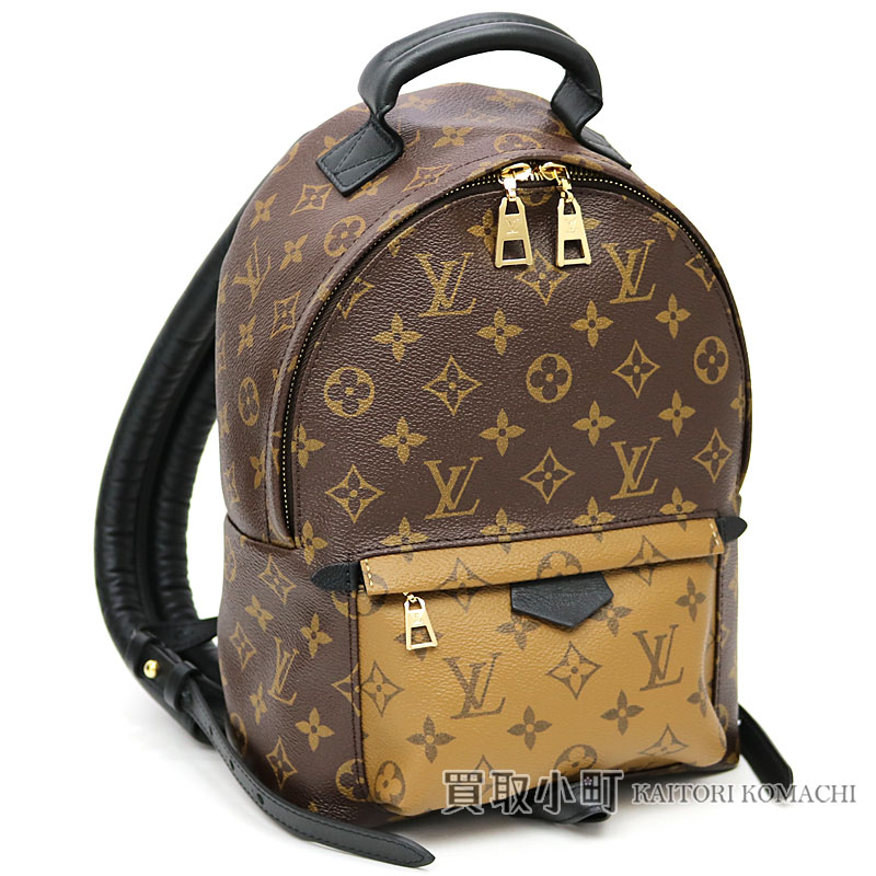 KAITORIKOMACHI: Louis Vuitton M43116 Palm Springs backpack PM monogram reverse rucksack day pack ...