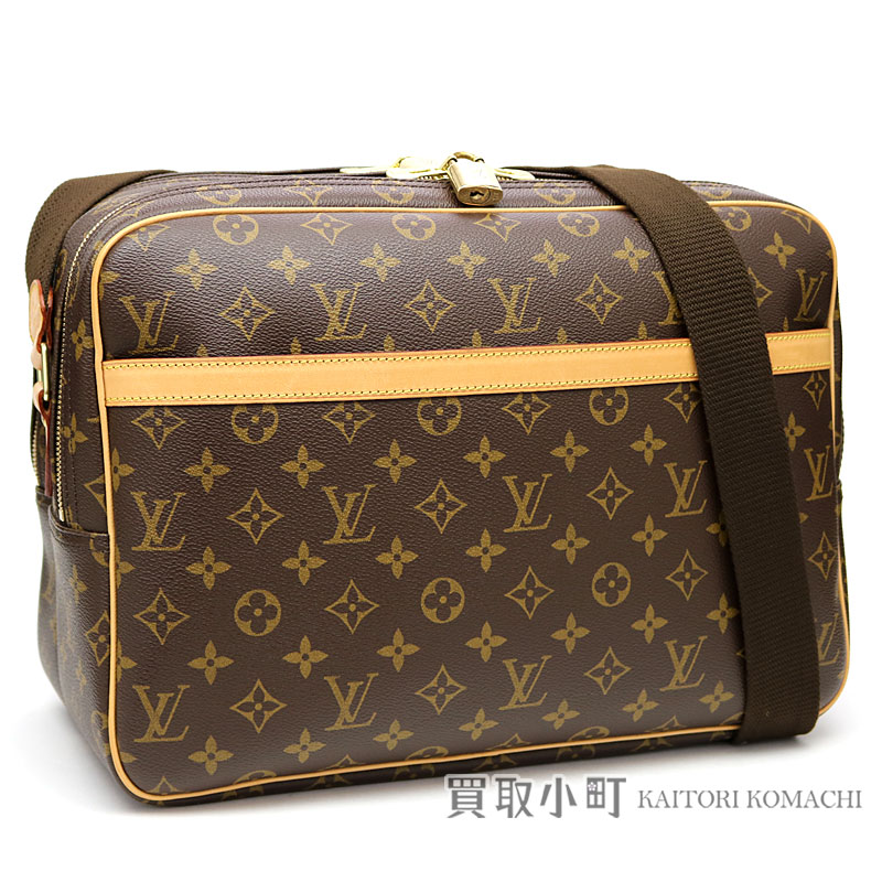 KAITORIKOMACHI: Louis Vuitton M45252 reporter GM monogram shoulder bag messenger bag camera bag ...