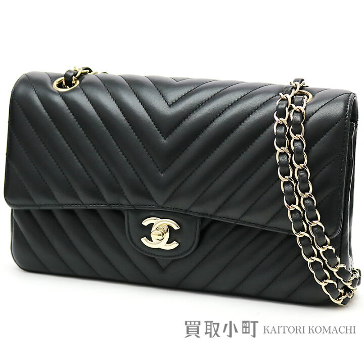楽天市場】【美品】シャネル 【CHANEL】 シェブロン フラップバッグ  