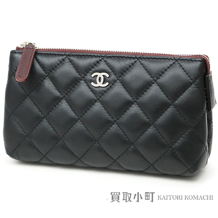 楽天市場】【美品】シャネル【CHANEL】 マトラッセ コスメポーチ 