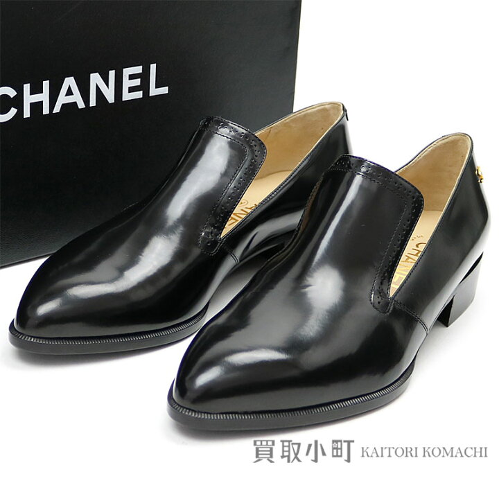 楽天市場】【未使用品】シャネル 【CHANEL】レザー ローファー カーフ 