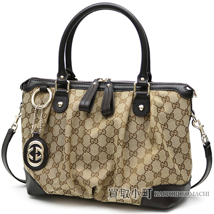 楽天市場】グッチ 【GUCCI】 スーキー オリジナルGGキャンバス トップ 
