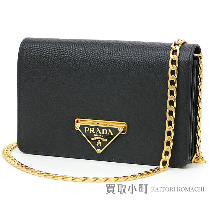 楽天市場】プラダ 【PRADA】 サフィアーノレザー トライアングルロゴ  