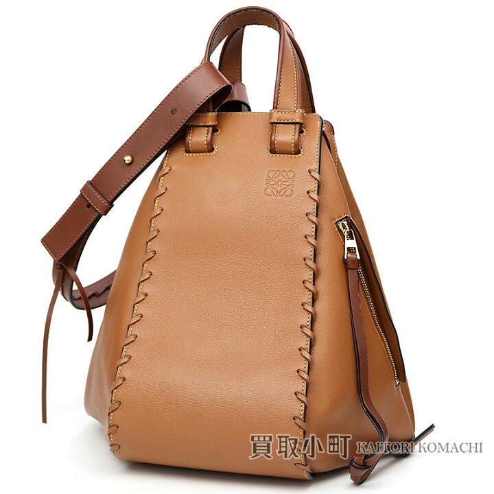 楽天市場】ロエベ【LOEWE】 ハンモック レース ミディアムバッグ タン  