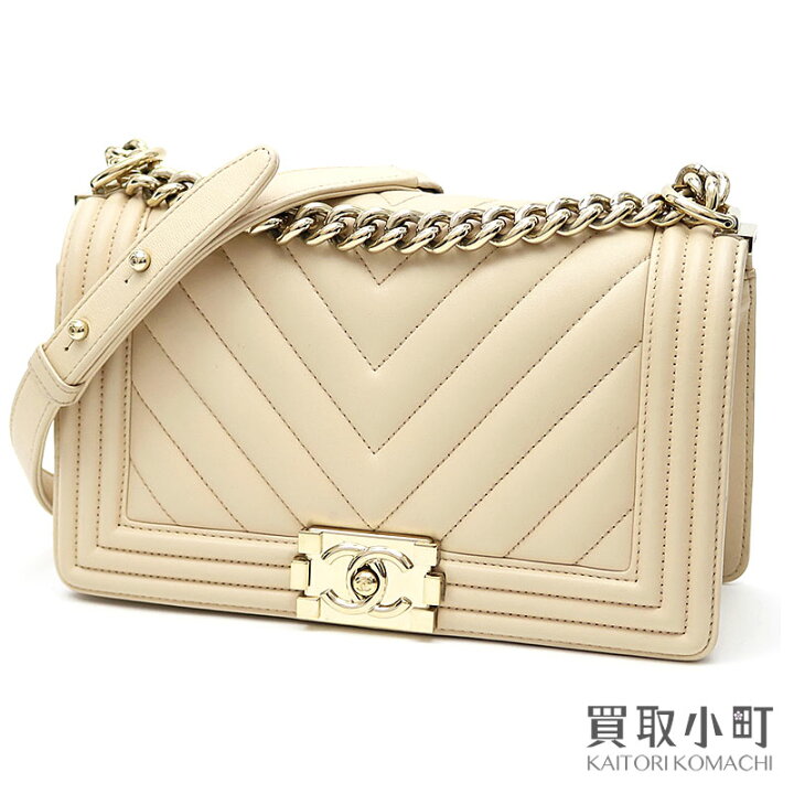 楽天市場】【美品】シャネル 【CHANEL】 ボーイシャネル シェブロン  