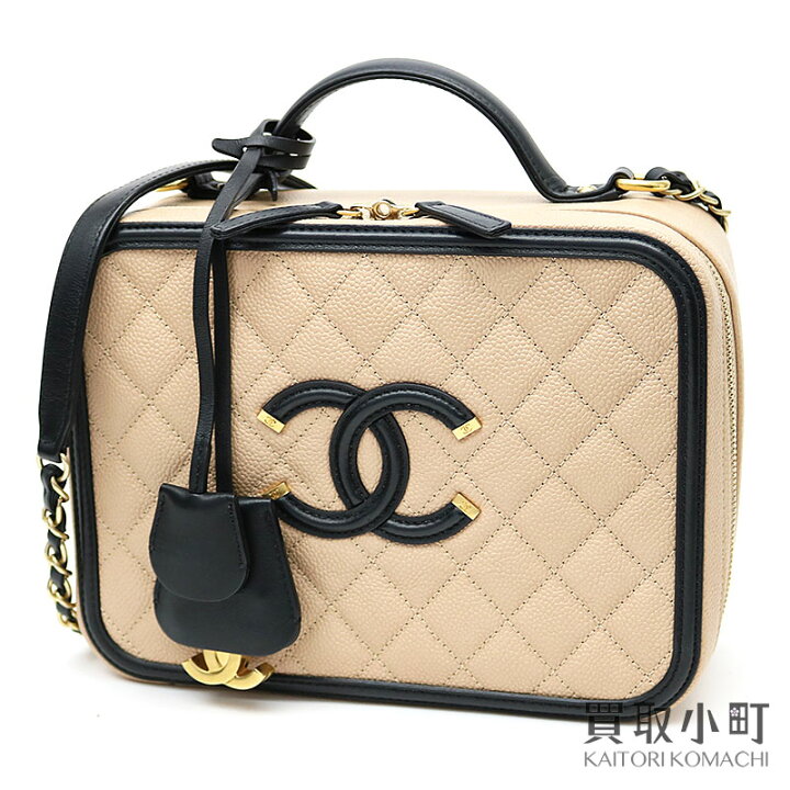 楽天市場】【美品】シャネル【CHANEL】キャビアスキン ラージ 