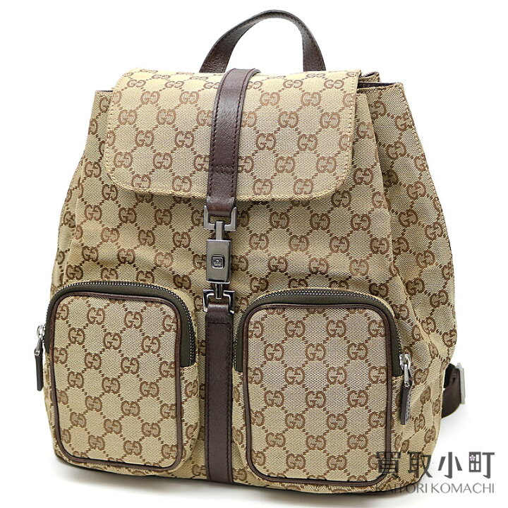 楽天市場】グッチ 【GUCCI】 ジャッキー GGキャンバス バックパック 