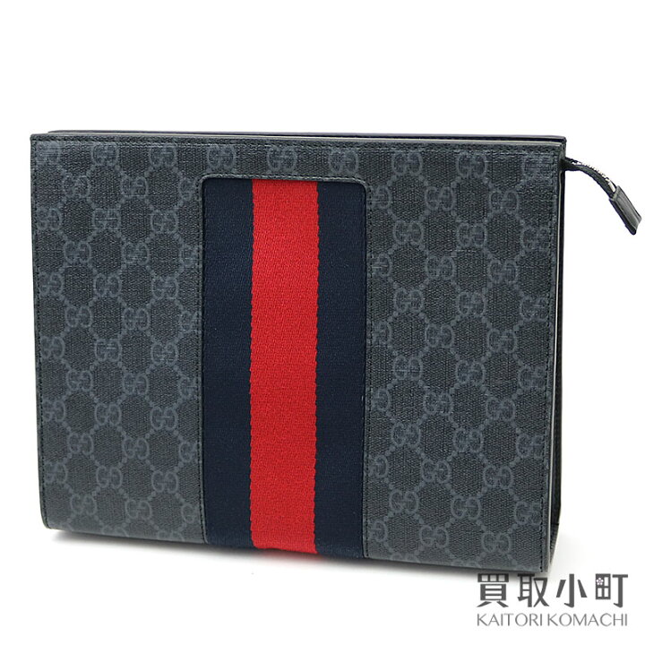 楽天市場】【美品】グッチ 【GUCCI】GGスプリーム キャンバス クラッチ 