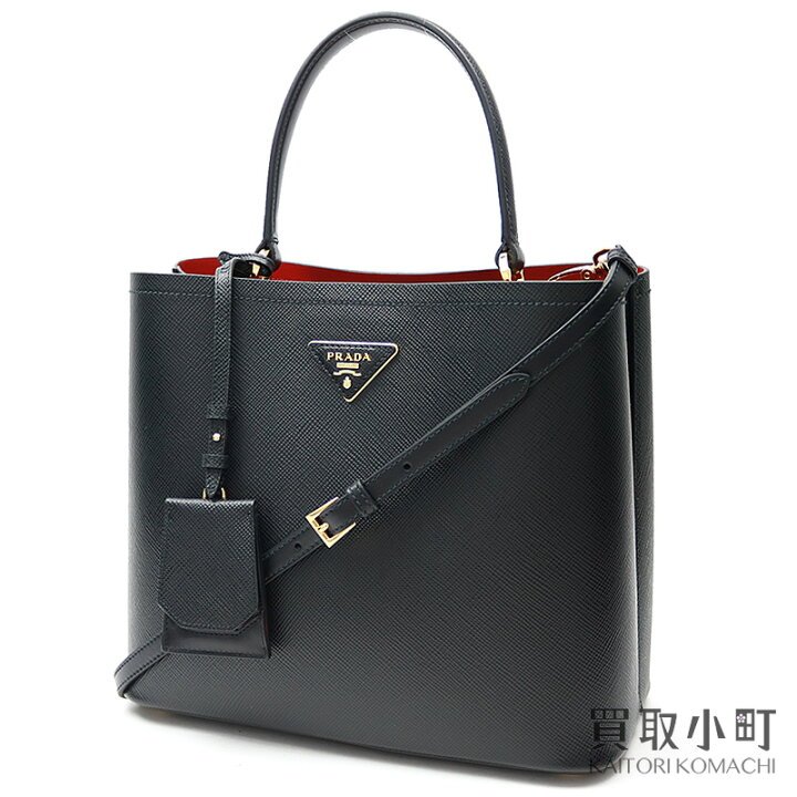 楽天市場】【未使用品】プラダ 【PRADA】 プラダパニエ サフィアーノ  