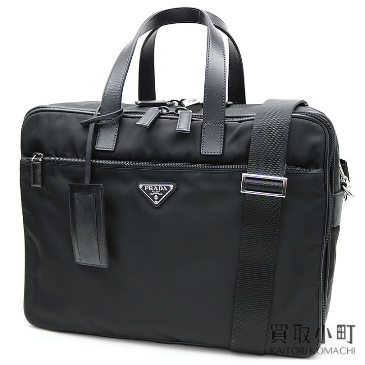 楽天市場】【美品】プラダ 【PRADA】 ブリーフケース テスート+  